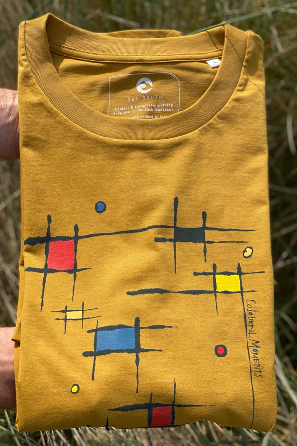 Colourful Moments (Ochre)-100% Organic cotton t-shirt