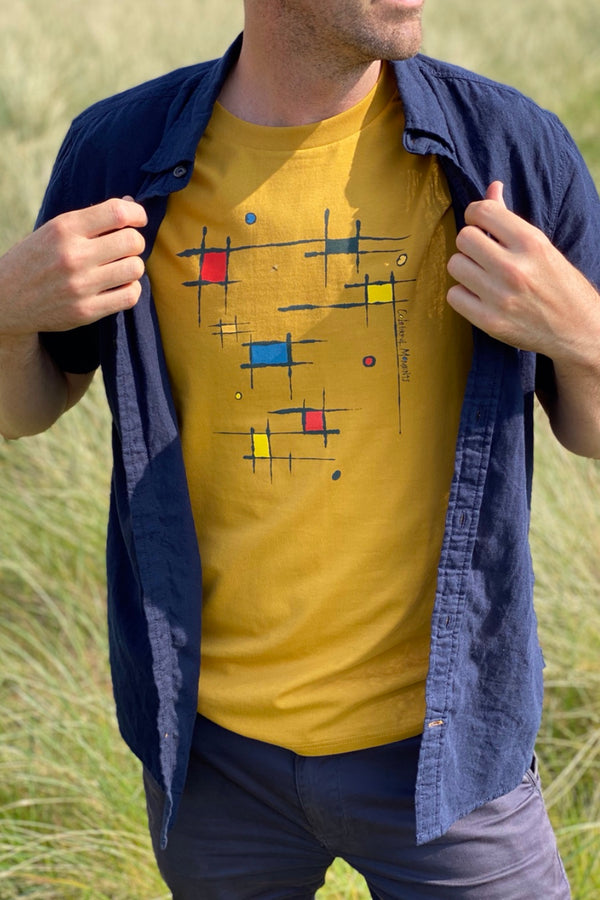 Colourful Moments (Ochre)-100% Organic cotton t-shirt