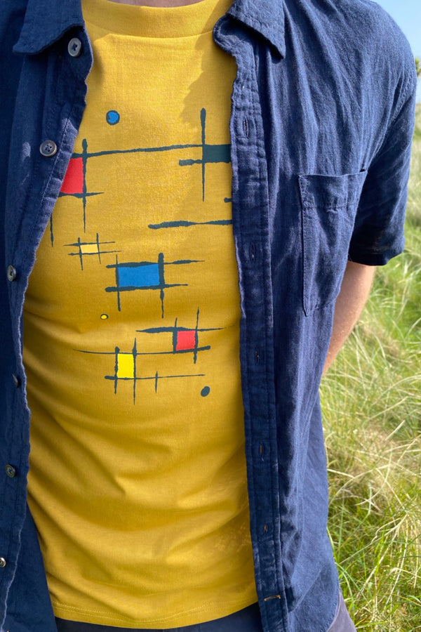 Colourful Moments (Ochre)-100% Organic cotton t-shirt