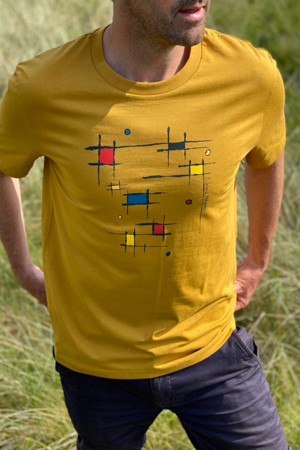 Colourful Moments (Ochre)-100% Organic cotton t-shirt