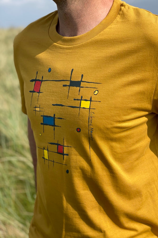 Colourful Moments (Ochre)-100% Organic cotton t-shirt