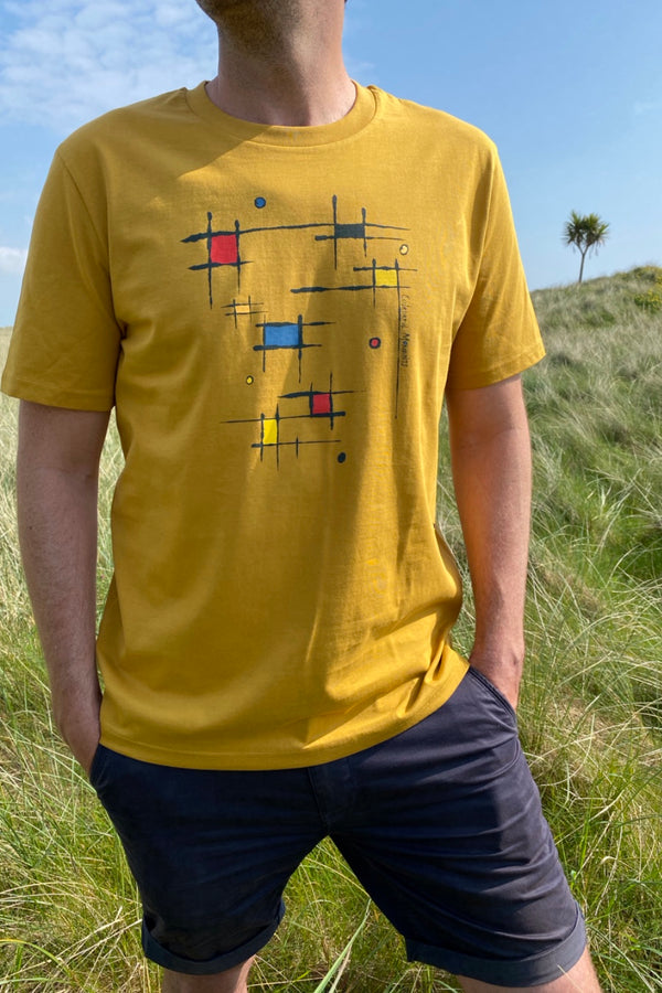 Colourful Moments (Ochre)-100% Organic cotton t-shirt