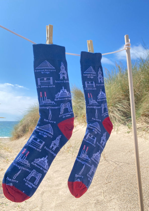 Dublin Landmarks-Organic cotton socks