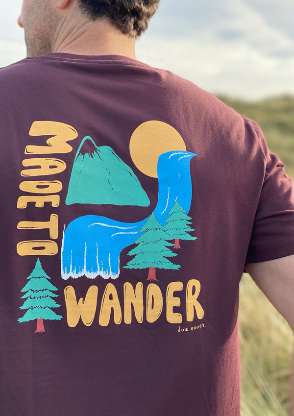 Made 2 Wander (Double Print) - 100% Organic cotton t-shirt