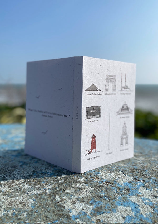 Dublin Landmarks - A5  Recycled Notebook