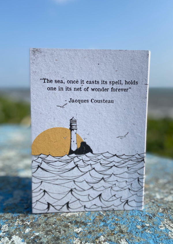 Irish Lighthouses - A5  Recycled Notebook