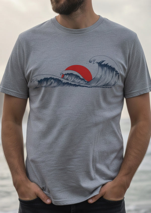 Atlantic Sunset - 100% organic cotton tshirt