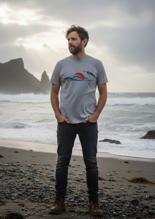 Atlantic Sunset - 100% organic cotton tshirt