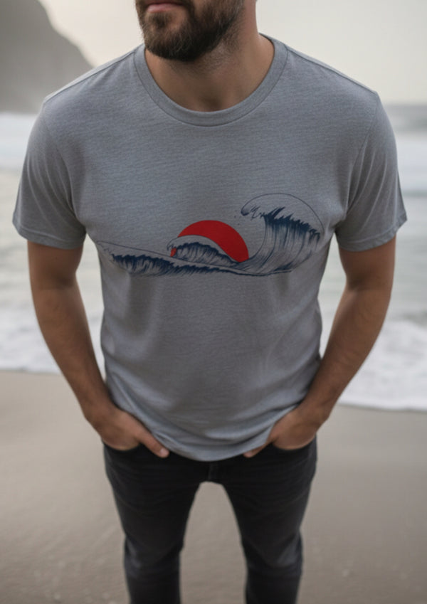 Atlantic Sunset - 100% organic cotton tshirt