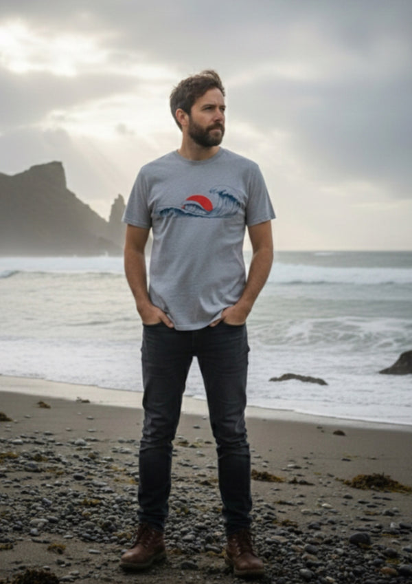Atlantic Sunset - 100% organic cotton tshirt