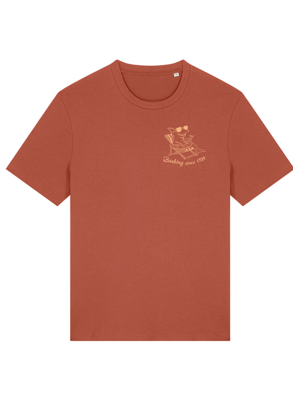 Basking Shark (Rusty Red) - 100% organic cotton tshirt