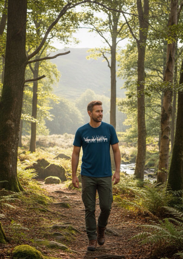 Christmas Reindeer - 100% organic cotton tshirt