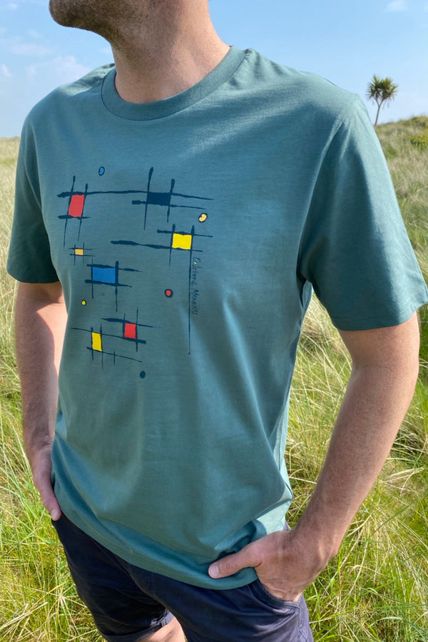 Colourful Moments (Green)-100% Organic cotton t-shirt