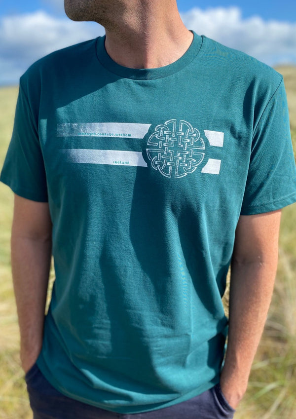 Strength, Courage & Wisdom - Celtic Dara Knot - 100% Organic cotton t-shirt