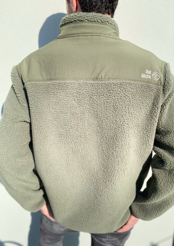 Explorer Fleece Jacket- 100% premium recycled fleece (Khaki)