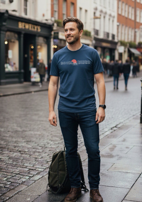 Ha Penny Bridge (Deep Teal)- 100% organic cotton t-shirt