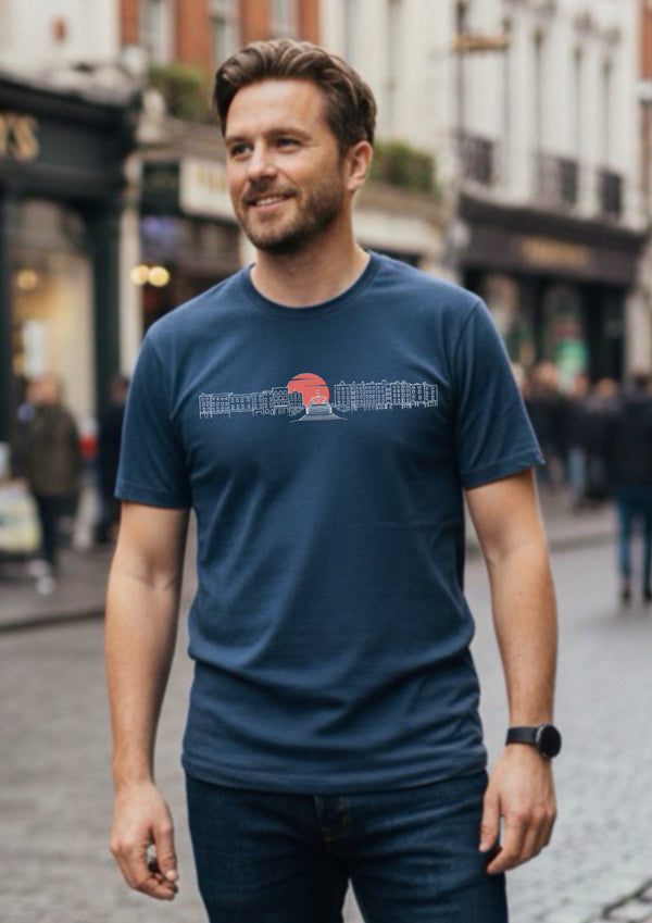 Ha Penny Bridge (Deep Teal)- 100% organic cotton t-shirt