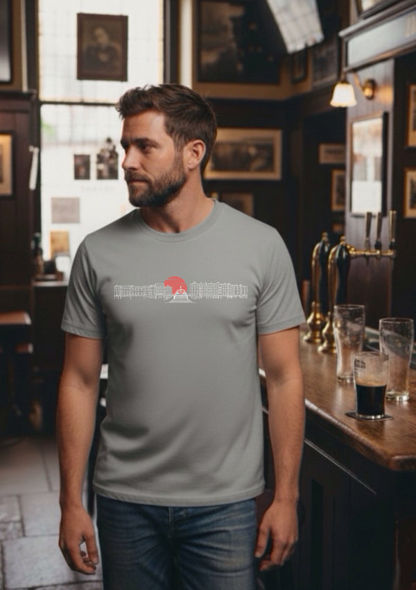 Ha Penny Bridge (Misty Grey) - 100% Organic cotton t-shirt