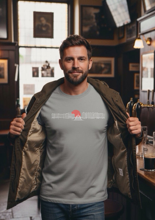 Ha Penny Bridge (Misty Grey) - 100% Organic cotton t-shirt