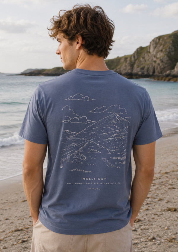 Molls Gap (Blue Grey) - 100% Organic Cotton t-shirt