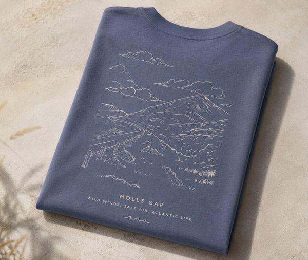 Molls Gap (Blue Grey) - 100% Organic Cotton t-shirt