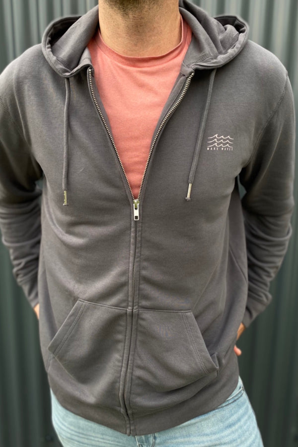 Make Waves - Organic cotton Zip Hoodie