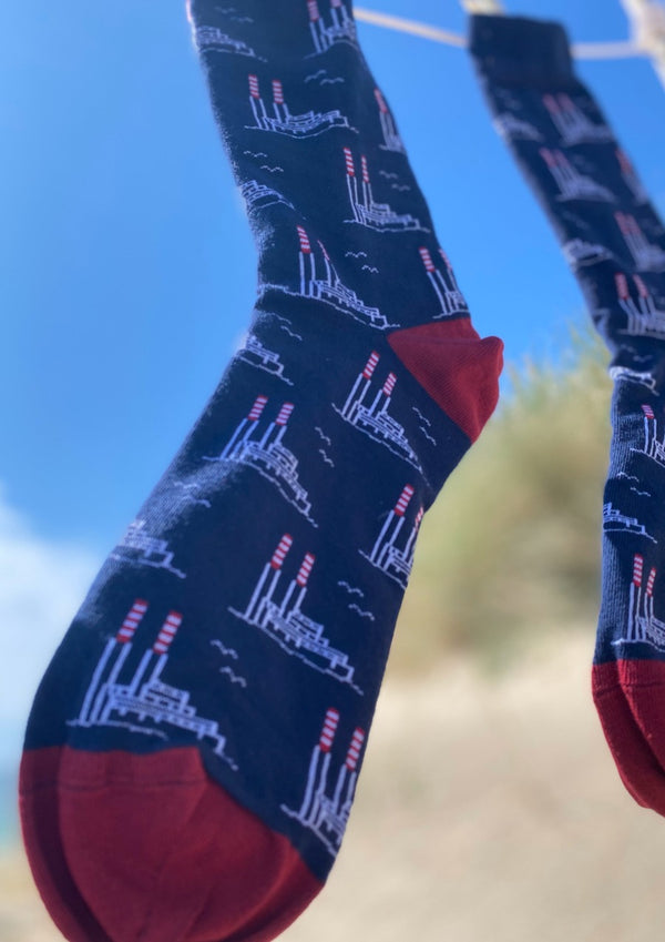 Poolbeg Chimneys-Organic cotton socks