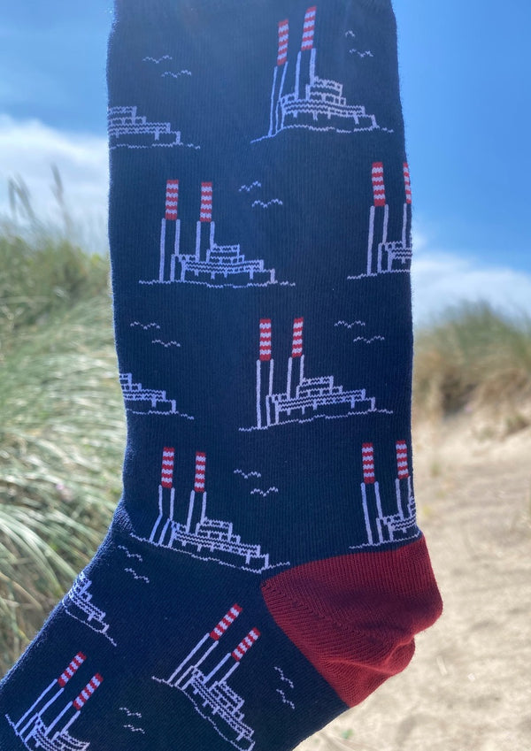 Poolbeg Chimneys-Organic cotton socks