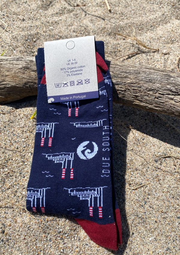 Poolbeg Chimneys-Organic cotton socks