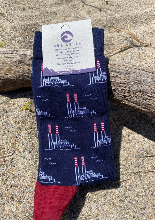 Poolbeg Chimneys-Organic cotton socks