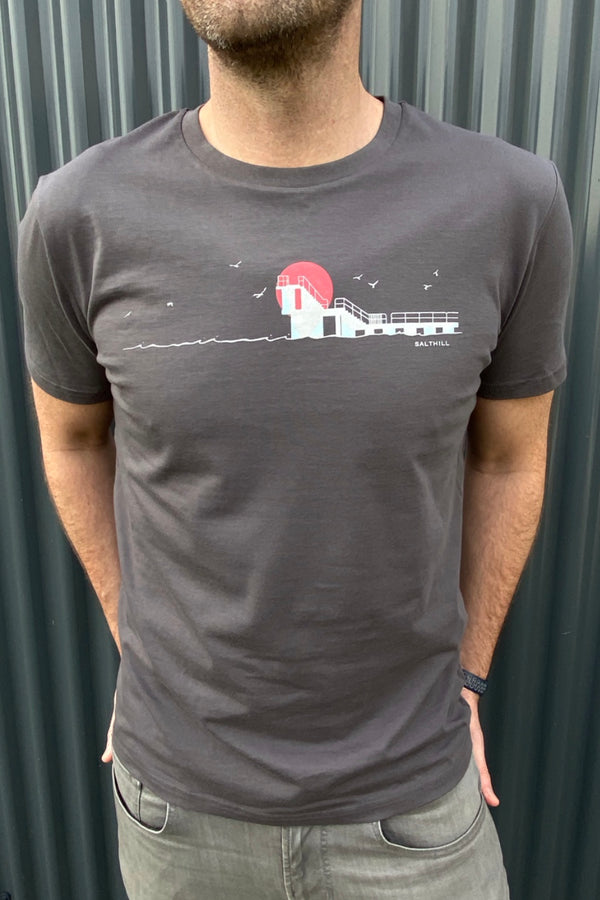 Blackrock Diving tower (Salthill) - Organic Cotton t-shirt