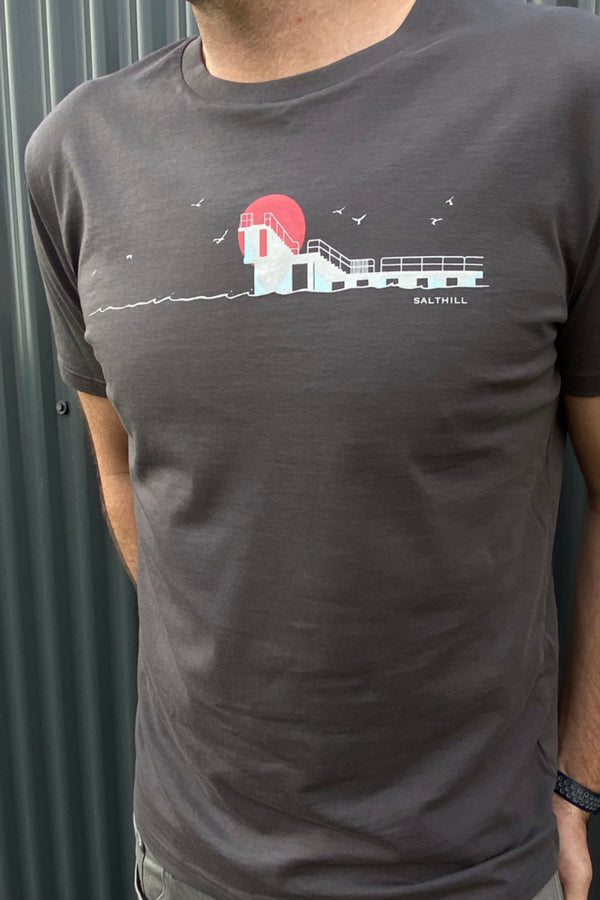 Blackrock Diving tower (Salthill) - Organic Cotton t-shirt