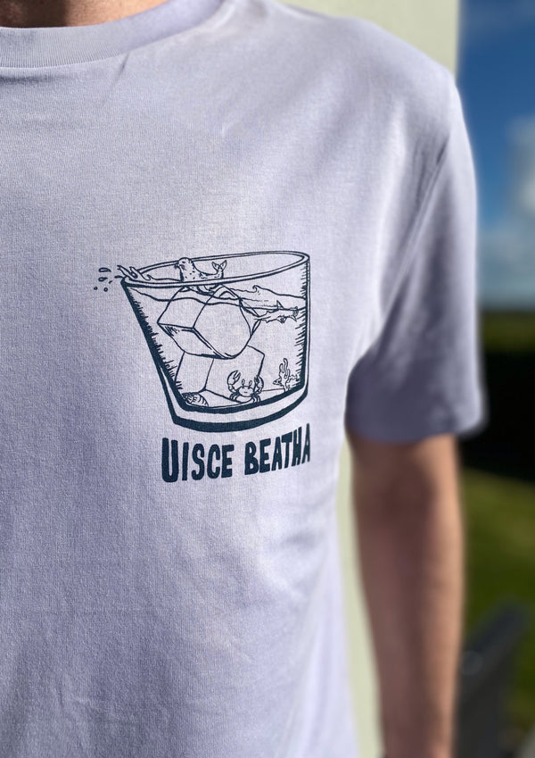 Uisce Beatha - 100% Organic cotton t-shirt (Cool Lavender)