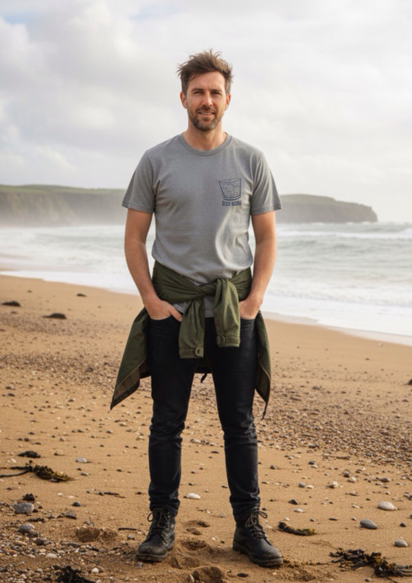 Uisce Beatha (Misty Grey)-100% organic cotton tshirt