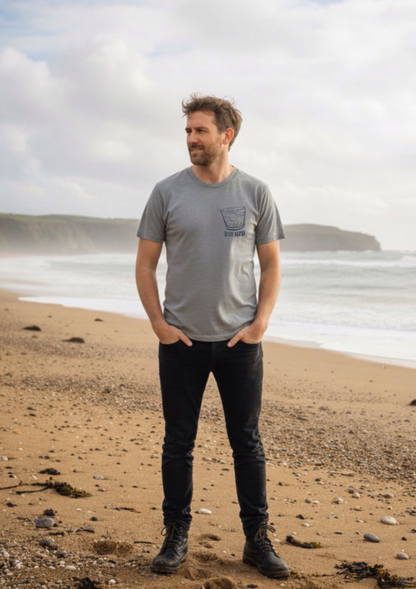 Uisce Beatha (Misty Grey)-100% organic cotton tshirt
