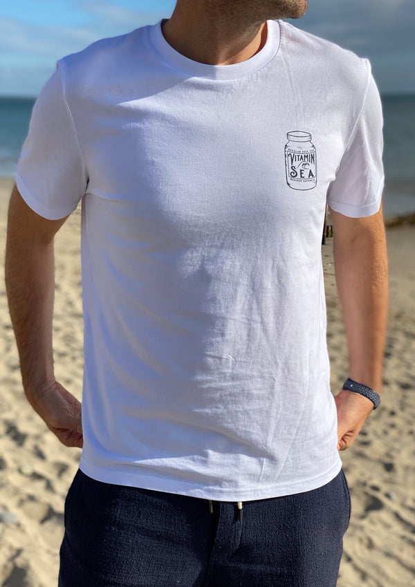 Vitamin Sea (White) - 100% Organic cotton t-shirt