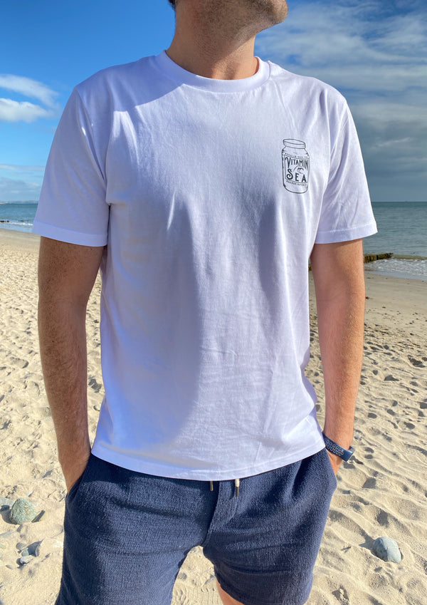 Vitamin Sea (White) - 100% Organic cotton t-shirt