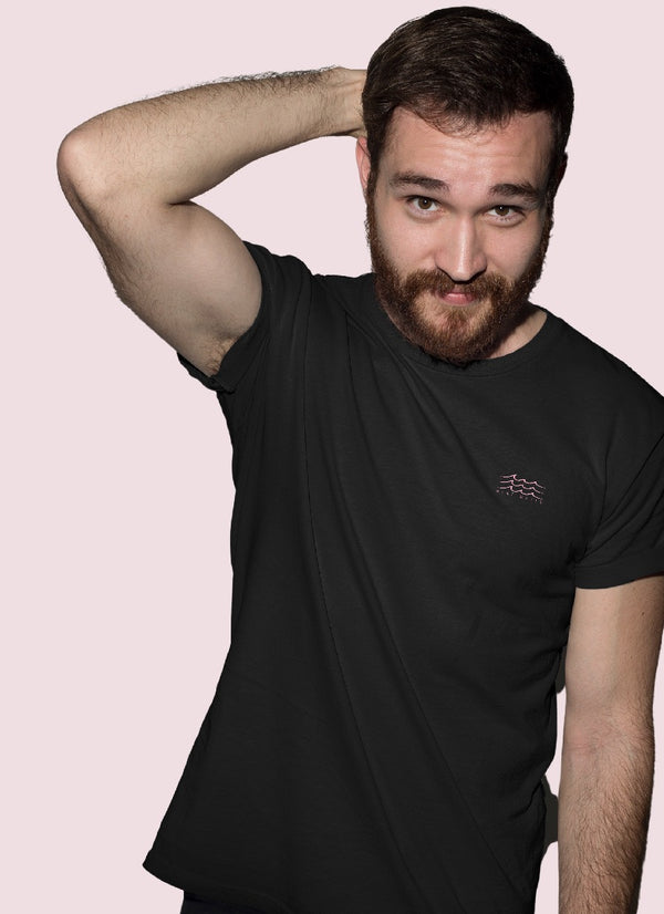 Make Waves (BLACK) -100% Organic Cotton t-shirt
